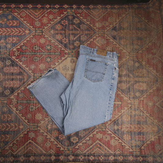 Lee W46 L29 Straight Leg Loose Fit Blue Denim Jeans