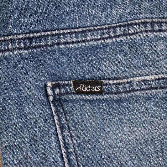 Riders W34 L27 Straight Leg Blue Denim Jeans