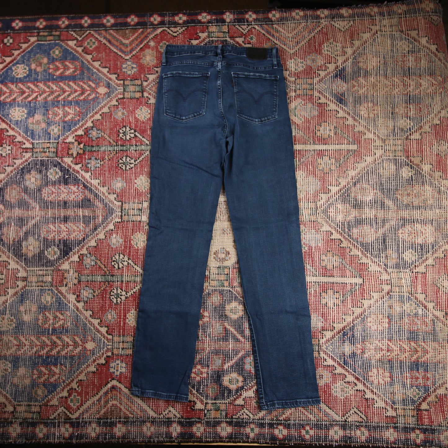 Levi's 712 Capital E W28 L29 Slim Fit Blue Denim Jeans