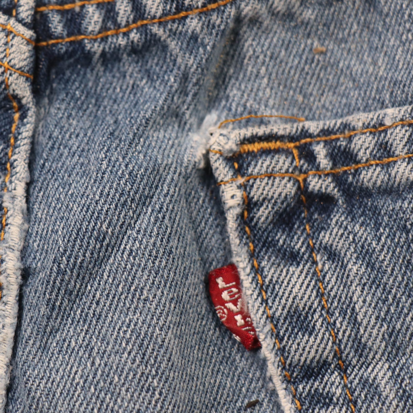 Levi's 505 Red Tab W32 L31 Straight Leg Regular Fit Blue Denim Jeans