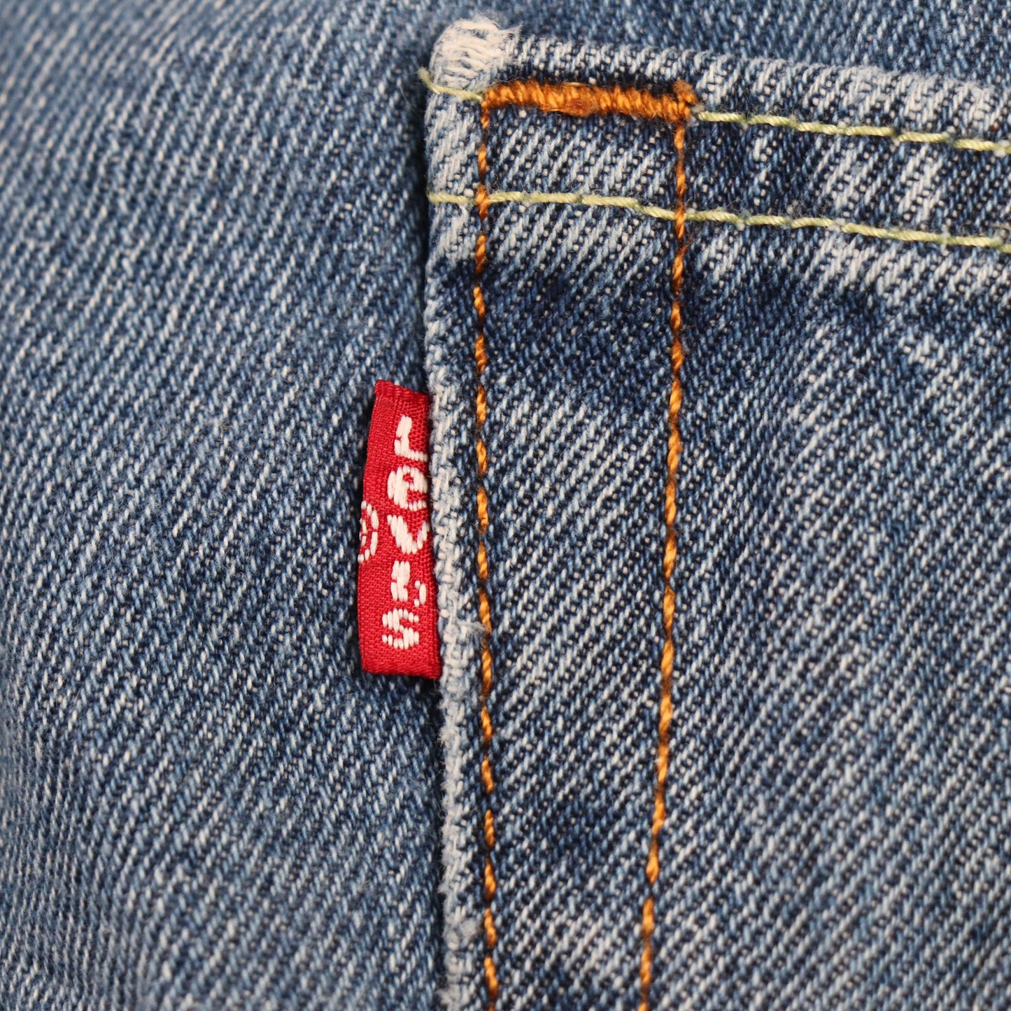 Levi's 505 W34 L29 Straight Leg Regular Fit Blue Denim Jeans