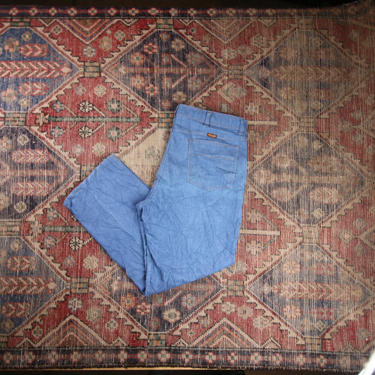 Wrangler W38 L27 Straight Leg Blue Denim Jeans