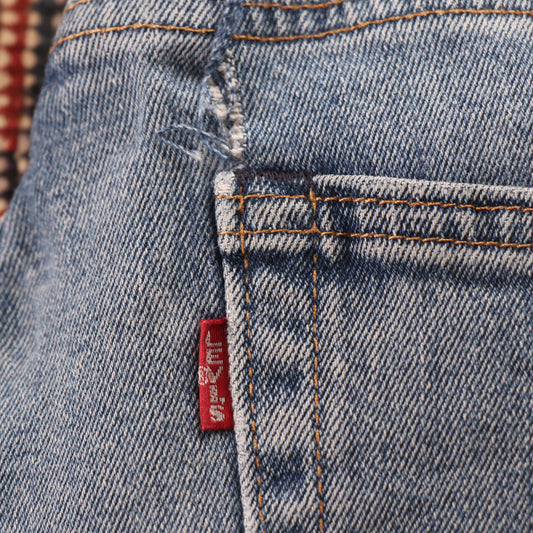 Levi's W32 L31 Straight Leg Blue Denim Jeans