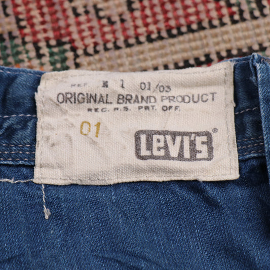 Levi's W30 L34 Tapered Cargo Blue Denim Jeans
