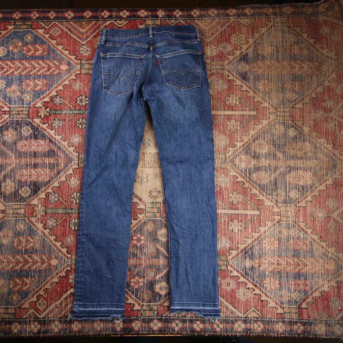 Levi's W30 L31 Straight Leg Blue Denim Jeans