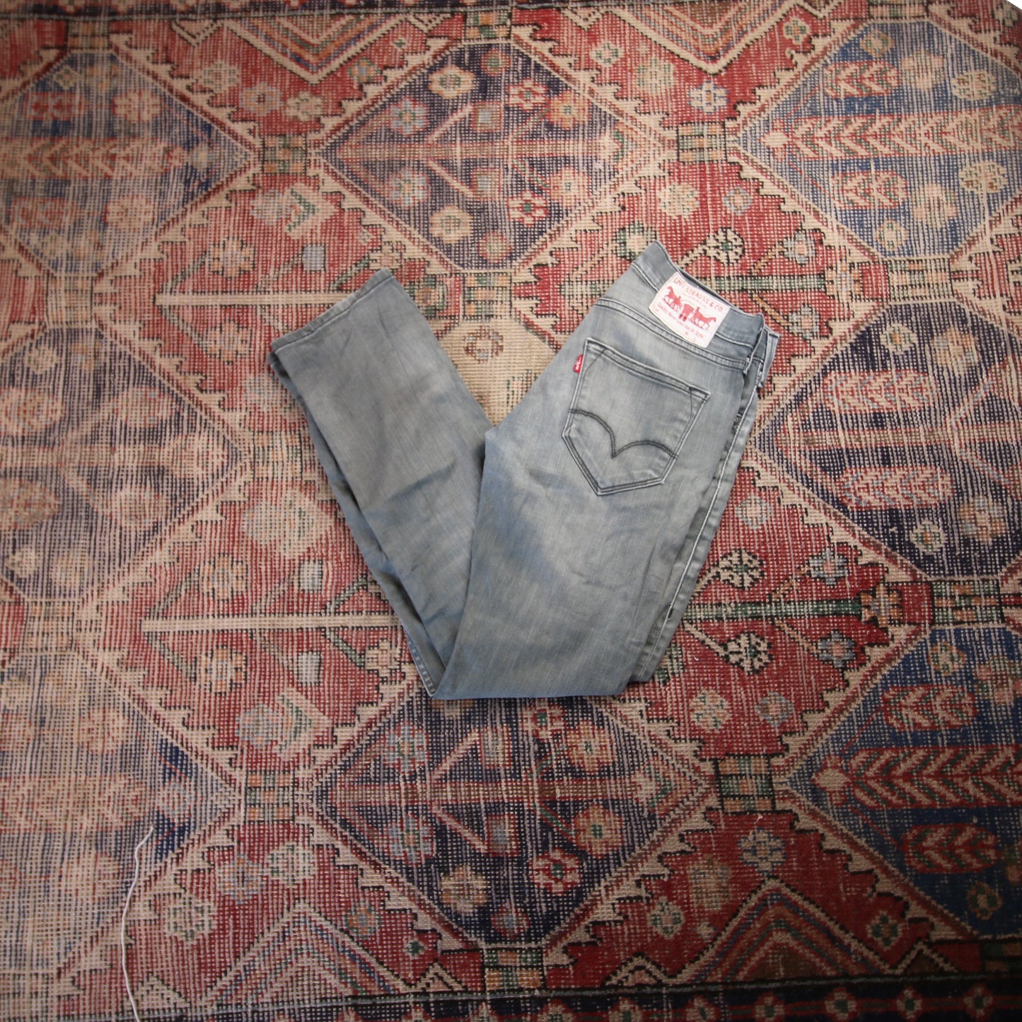 Levi's W30 L29 Slim Fit Grey Denim Jeans
