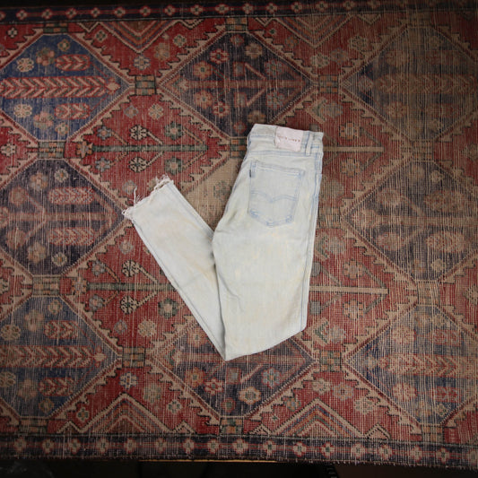 Levi's W28 L30 Skinny Blue Denim Jeans