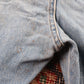 Wrangler W44 L29 Baggy Classic Ripped Style Blue Denim Jeans