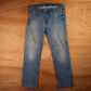 Levi's 505 Red Tab W36 L31 Straight Leg Regular Fit Blue Denim Jeans