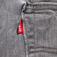 Levi's 511 W34 L26 Slim Fit Grey Denim Jeans