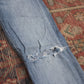 Levi's 508 W30 L30 Tapered Leg Regular Fit Classic Ripped Style Blue Denim Jeans