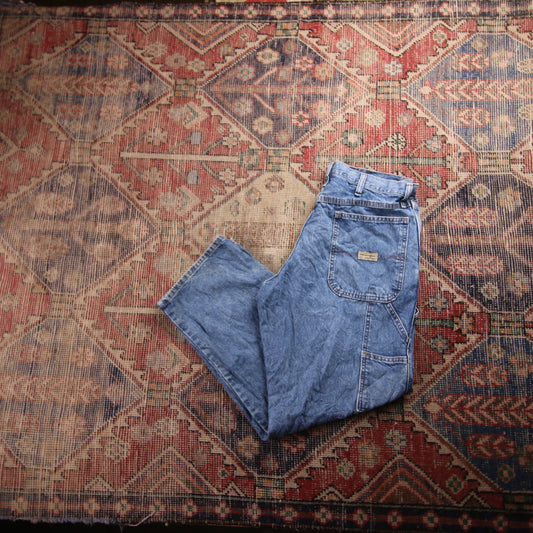 Wrangler W34 L28 Carpenter Blue Denim Jeans