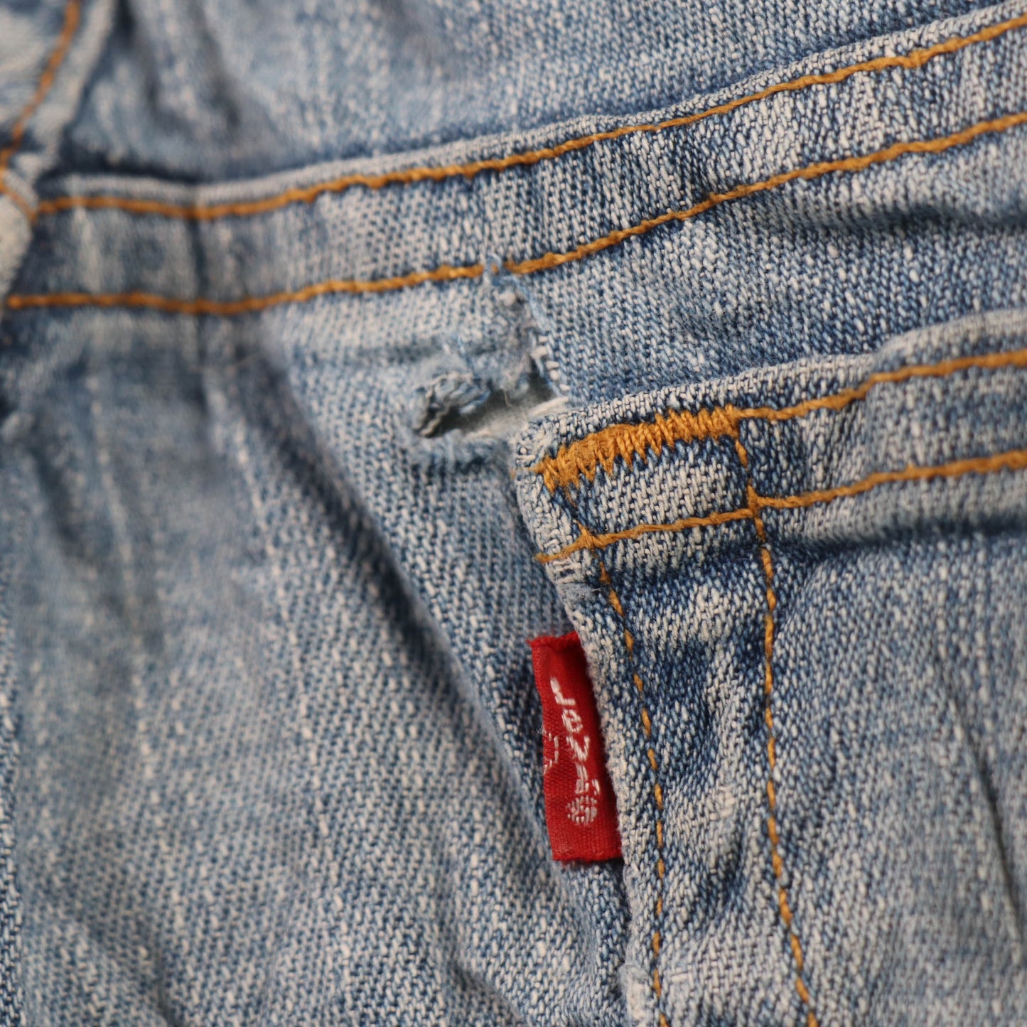 Levi's Red Tab W28 L29 Bootcut Blue Denim Jeans