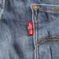 Levi's 711 Red Tab W30 L30 Skinny Blue Denim Jeans