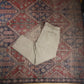 Lee W36 L27 Straight Leg Regular Fit Beige Denim Trousers