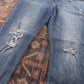 Levi's Red Tab W30 L26 Skinny Classic Ripped Style Blue Denim Jeans