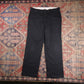 Dickies W34 L27 Straight Leg Black Cotton Blend Trousers