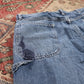 Wrangler W36 L31 Carpenter Classic Ripped Style Blue Denim Jeans