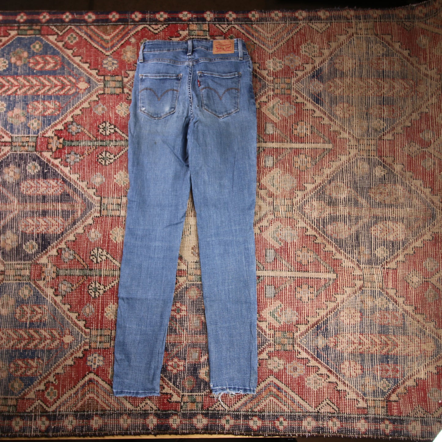 Levi's 721 W24 L29 Skinny Blue Denim Jeans