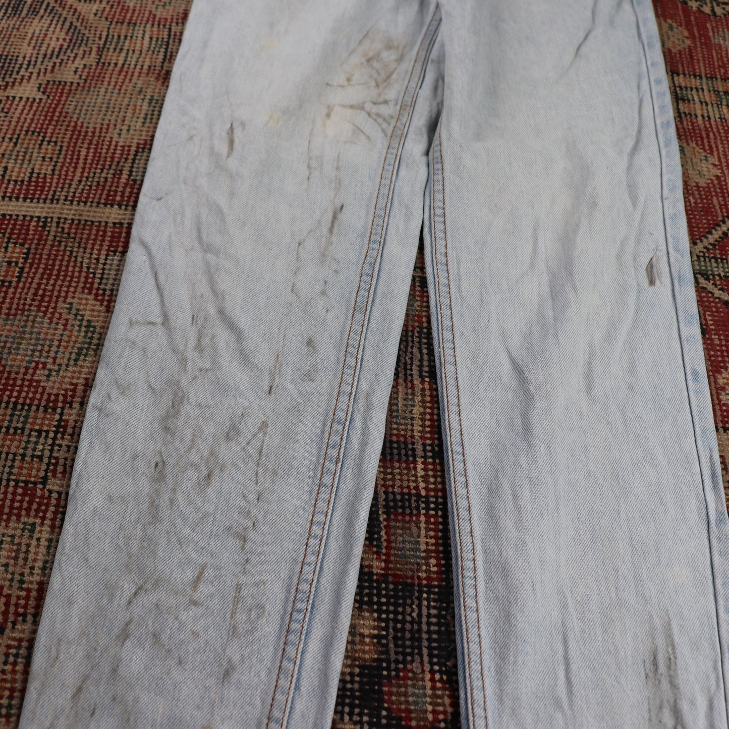 Levi's W28 L30 Tapered Leg Relaxed Fit Blue Denim Jeans