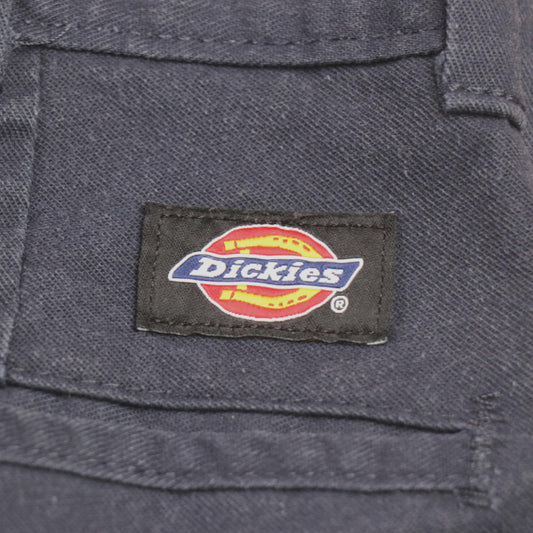 Dickies W26 L30 Straight Leg Blue Cotton Blend Trousers
