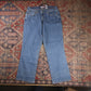 Levi's 550 W34 L28 Bootcut Relaxed Fit Blue Denim Jeans