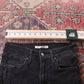 Levi's 721 Black Tab W26 L28 Skinny Classic Ripped Style Black Denim Jeans
