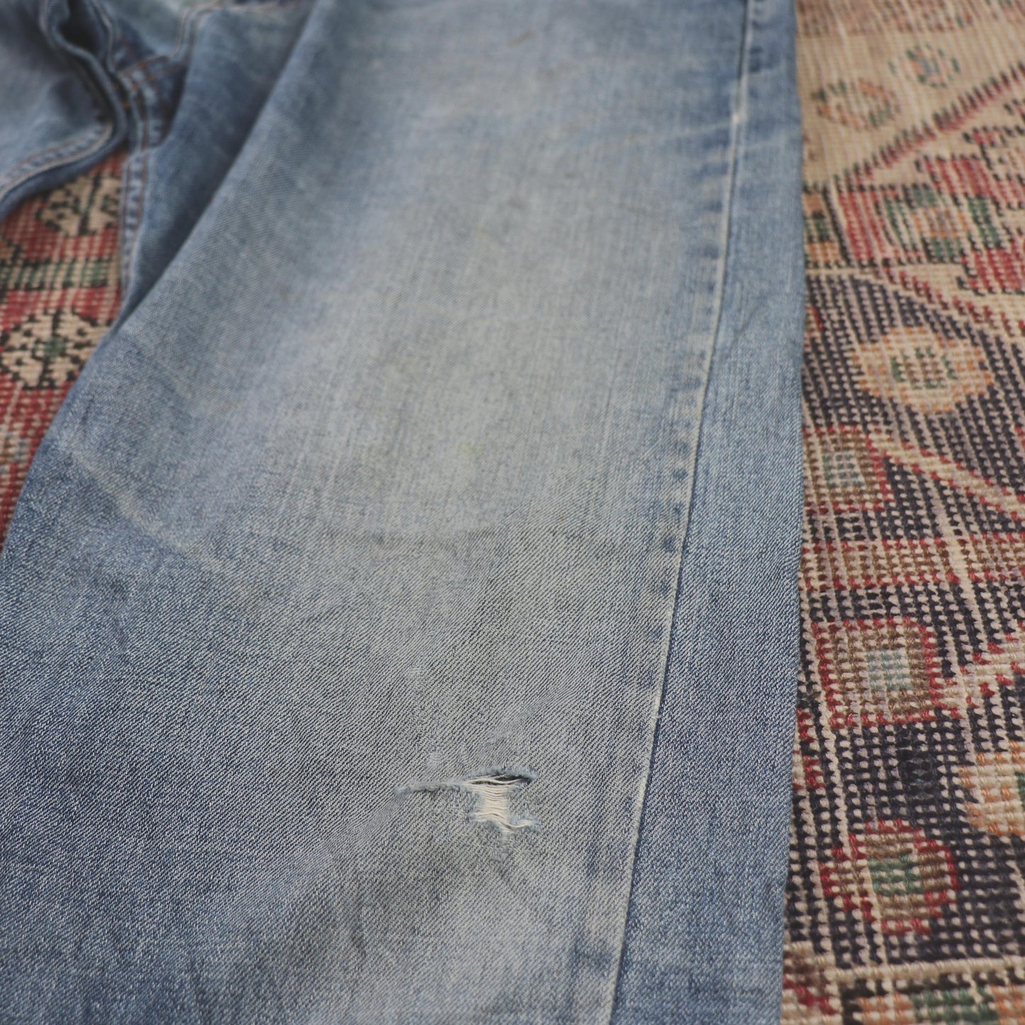 Levi's 505 W36 L31 Straight Leg Regular Fit Blue Denim Jeans