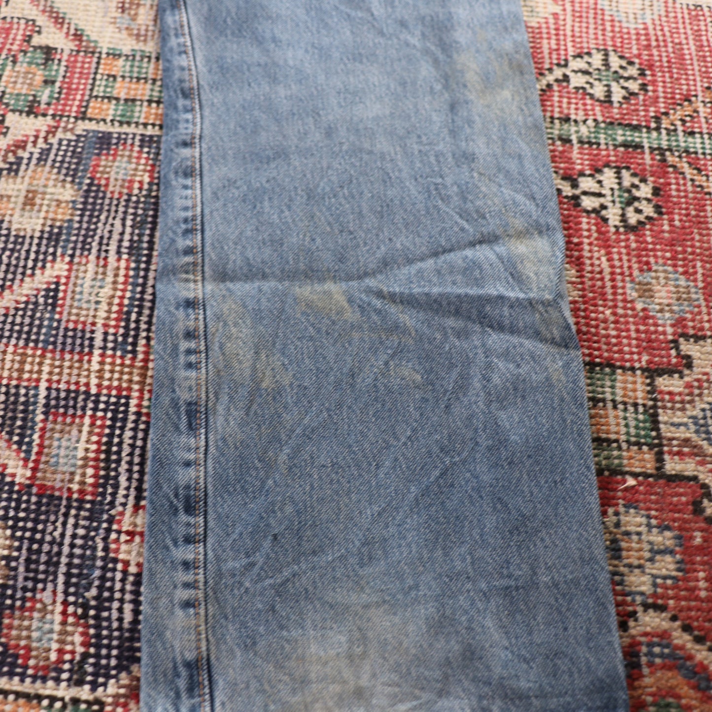 Levi's 501 Red Tab W32 L25 Original Fit Blue Denim Jeans