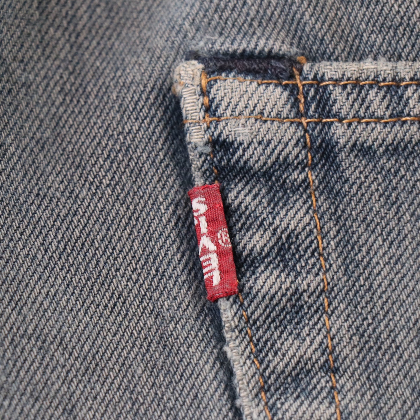 Levi's 501 Red Tab W32 L25 Original Fit Blue Denim Jeans