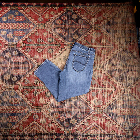 Lee W30 L22 Capri Blue Denim Jeans