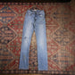 Levi's 511 W26 L29 Slim Fit Classic Ripped Style Blue Denim Jeans