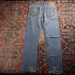Levi's 505 W34 L33 Straight Leg Regular Fit Blue Denim Jeans