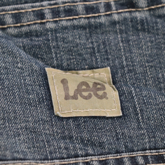 Lee W34 L31 Carpenter Classic Ripped Style Blue Denim Jeans