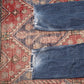 Wrangler W36 L29 Straight Leg Relaxed Fit Blue Denim Jeans