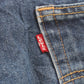 Levi's 505 Red Tab W34 L31 Straight Leg Regular Fit Blue Denim Jeans