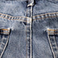 Wrangler Orange Tab W36 L33 Straight Leg Classic Ripped Style Blue Denim Jeans