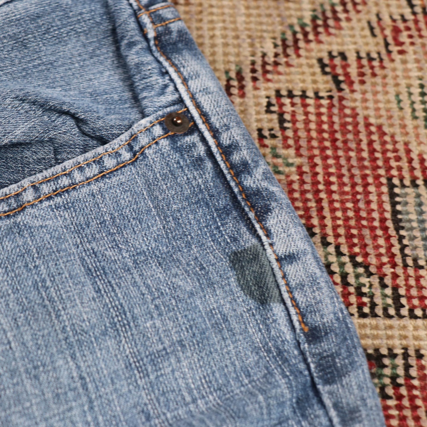 Levi's W38 L32 Straight Leg Blue Denim Jeans