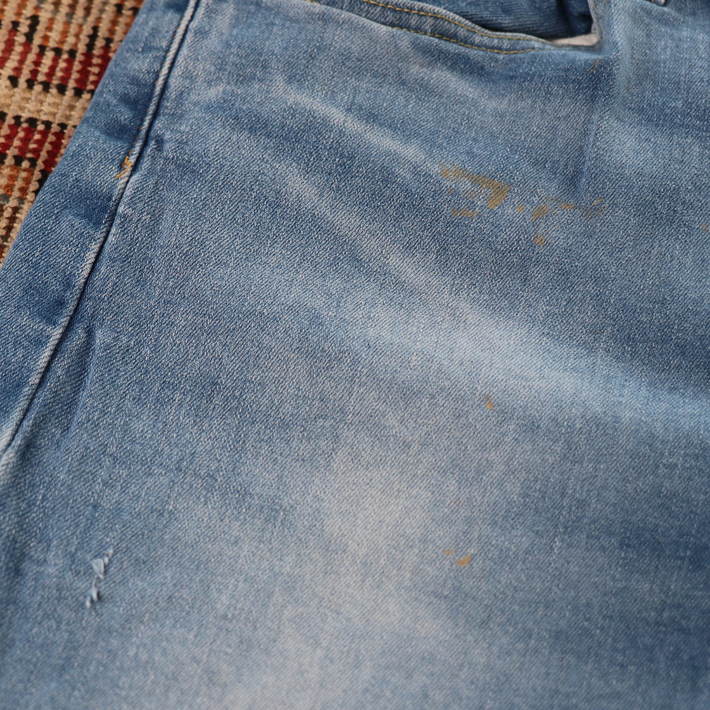 Levi's 505 Red Tab W30 L28 Straight Leg Regular Fit Blue Denim Jeans