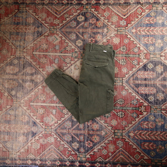 Levi's W32 L26 Slim Green Denim Trousers