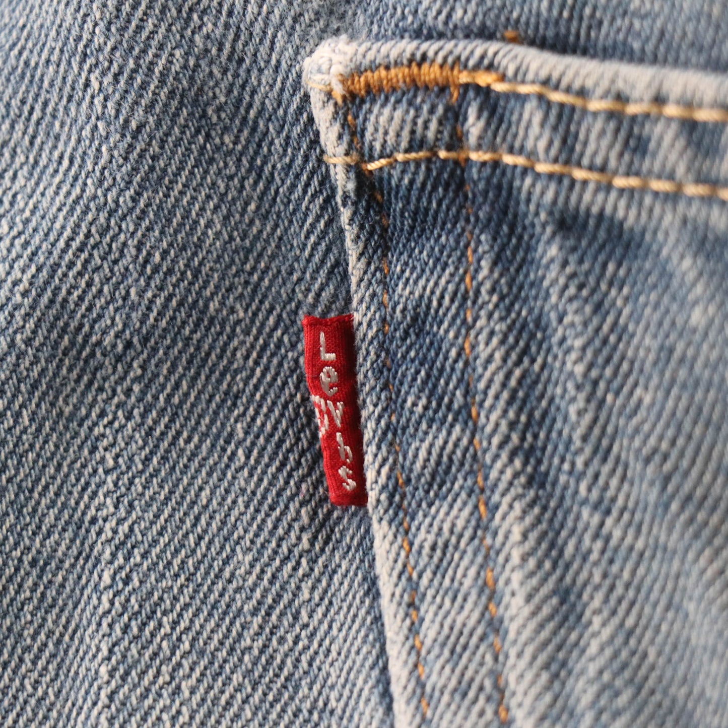 Levi's Red Tab W26 L33 Loose Straight Leg Blue Denim Jeans