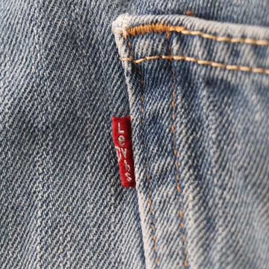 Levi's Red Tab W26 L33 Loose Straight Leg Blue Denim Jeans
