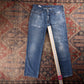Levi's Red Tab W34 L29 Straight Leg Blue Denim Jeans