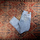 Wrangler W40 L30 Straight Leg Blue Denim Jeans