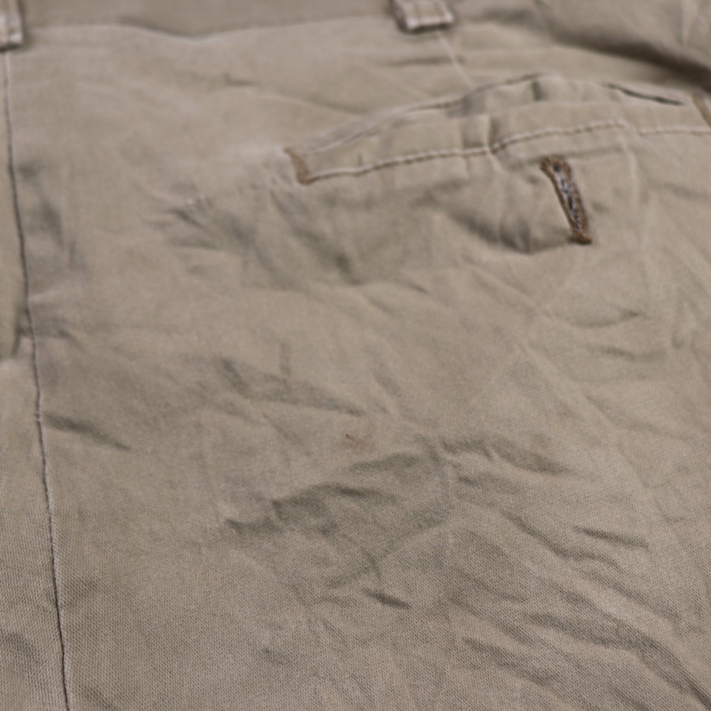 Lee W36 L27 Straight Leg Regular Fit Beige Denim Trousers