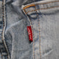 Levi's 502 Red Tab W32 L32 Tapered Leg Regular Fit Blue Denim Jeans