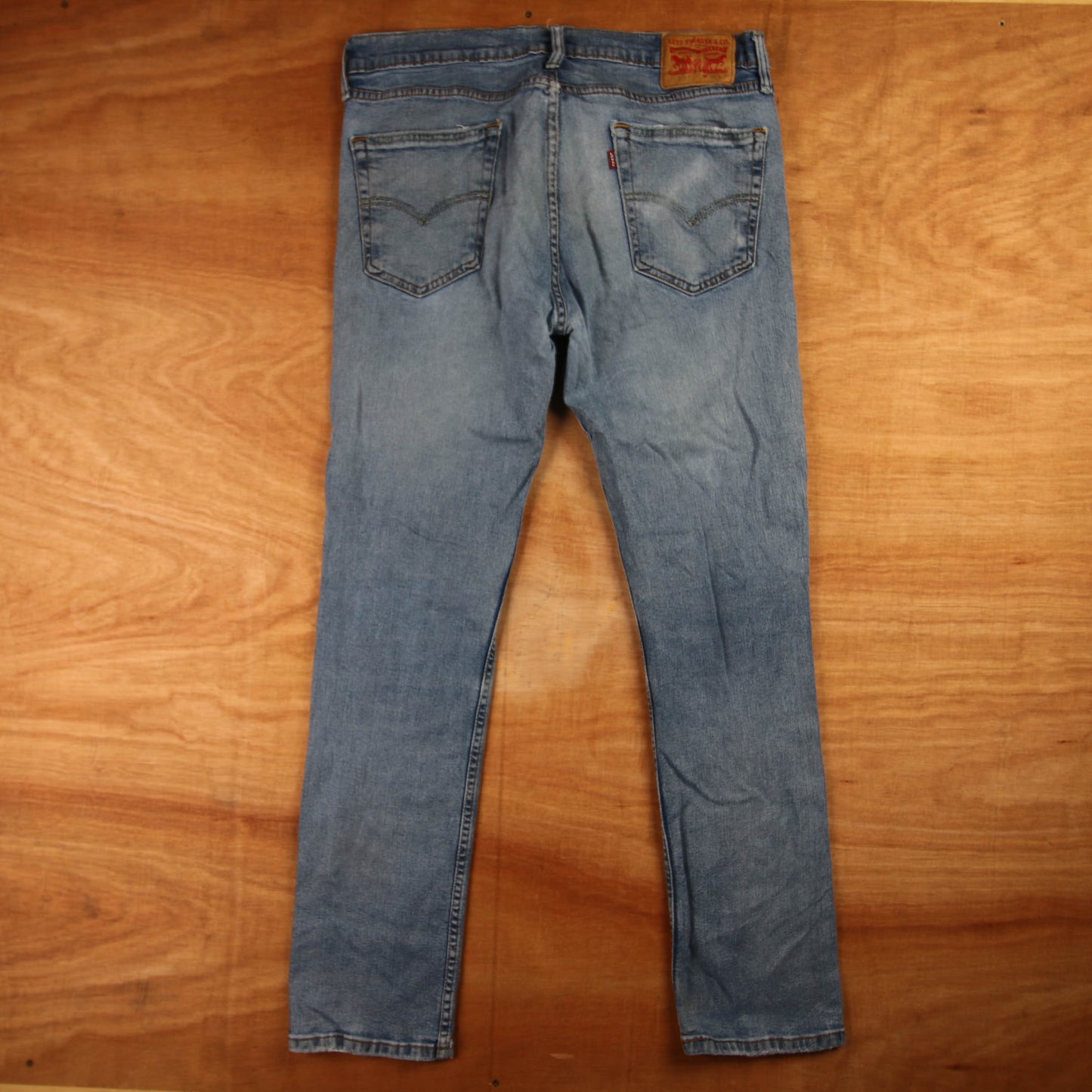Levi's 511 Red Tab W36 L31 Slim Fit Blue Denim Jeans