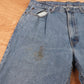 Levi's 550 Red Tab W38 L28 Tapered Leg Relaxed Fit Blue Denim Jeans