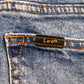 Lee W32 L29 Straight Leg Relaxed Fit Classic Ripped Style Blue Denim Jeans