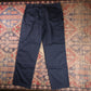 Dickies Double Knee W40 L31 Cargo Navy Cotton Blend Trousers